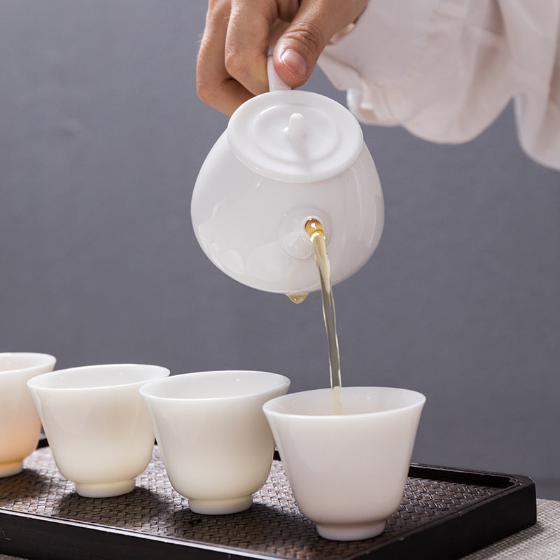 Tea Set Top View