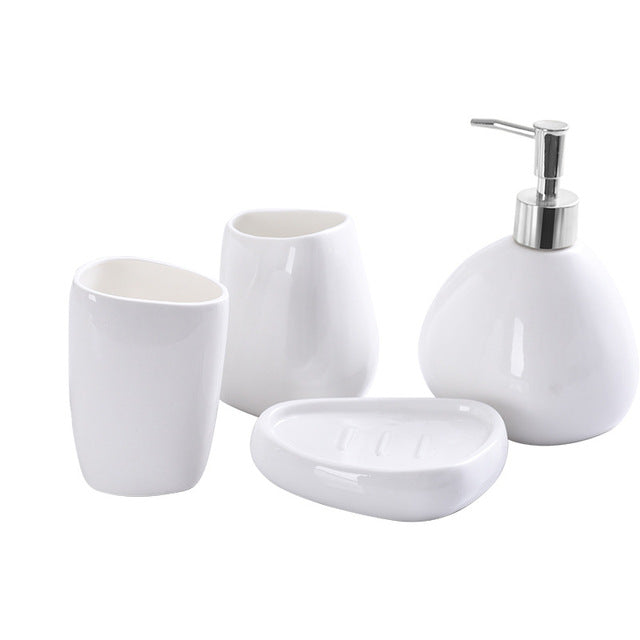 Organic Spa Amenity Set - Luxury Hotel Bathroom Accessories in Dehua Porcelain