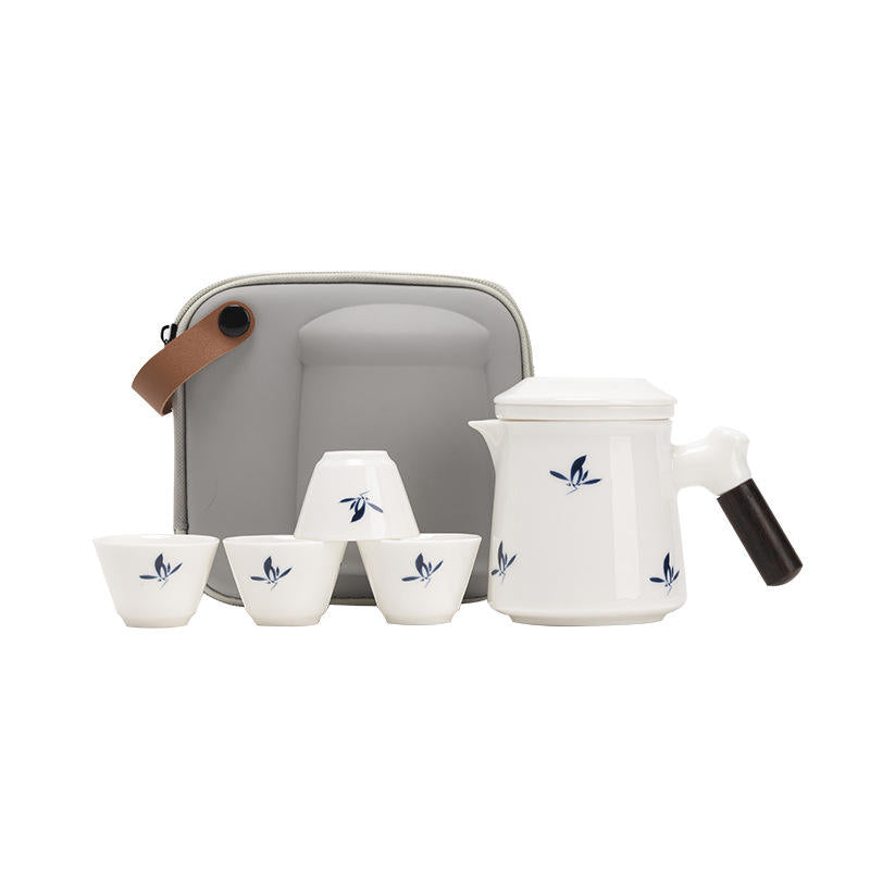 Travel Tea Set Open